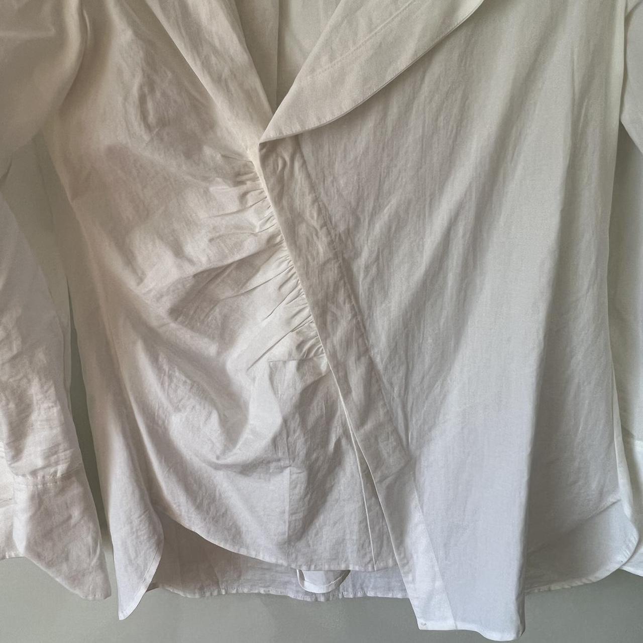 Frame Women's White Shirt | Depop