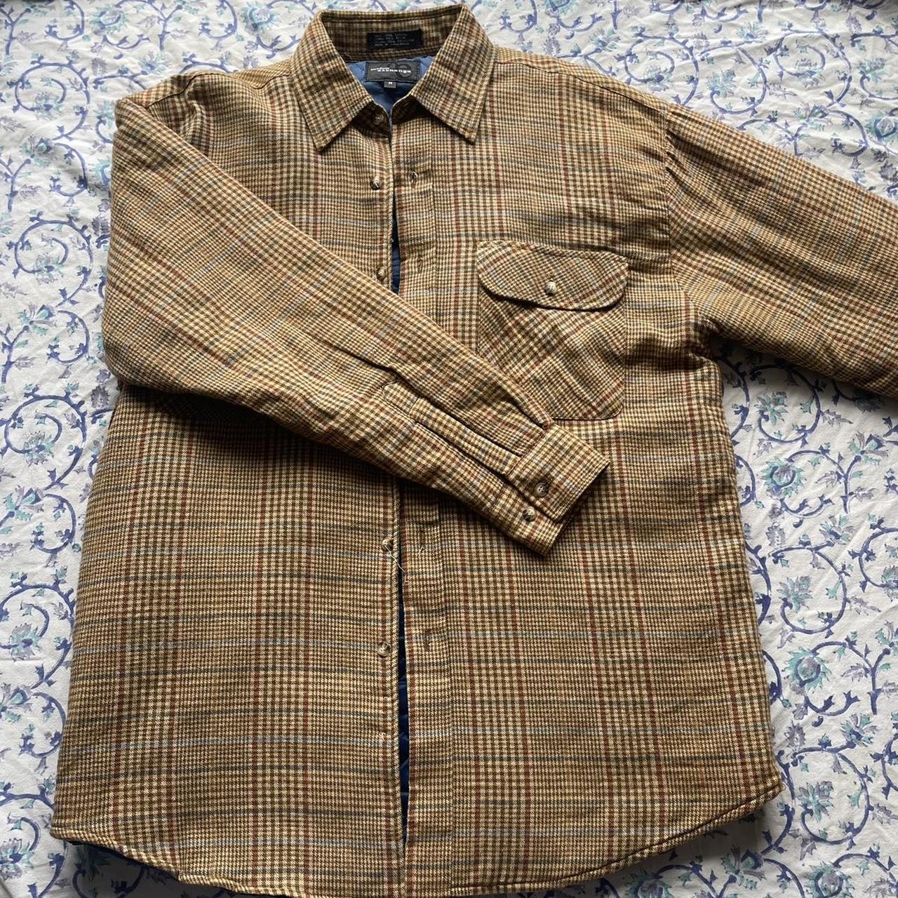 Lined quilted outdoor exchange flannel earthy boho... - Depop