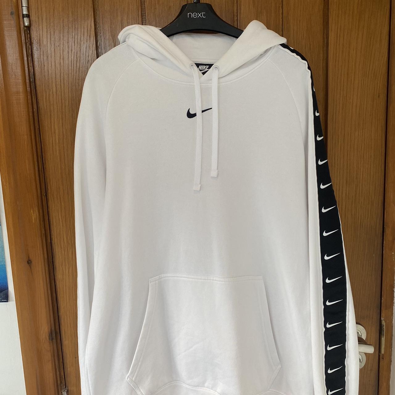 White New York giants NFL hoodie Condition: 9/10 - Depop