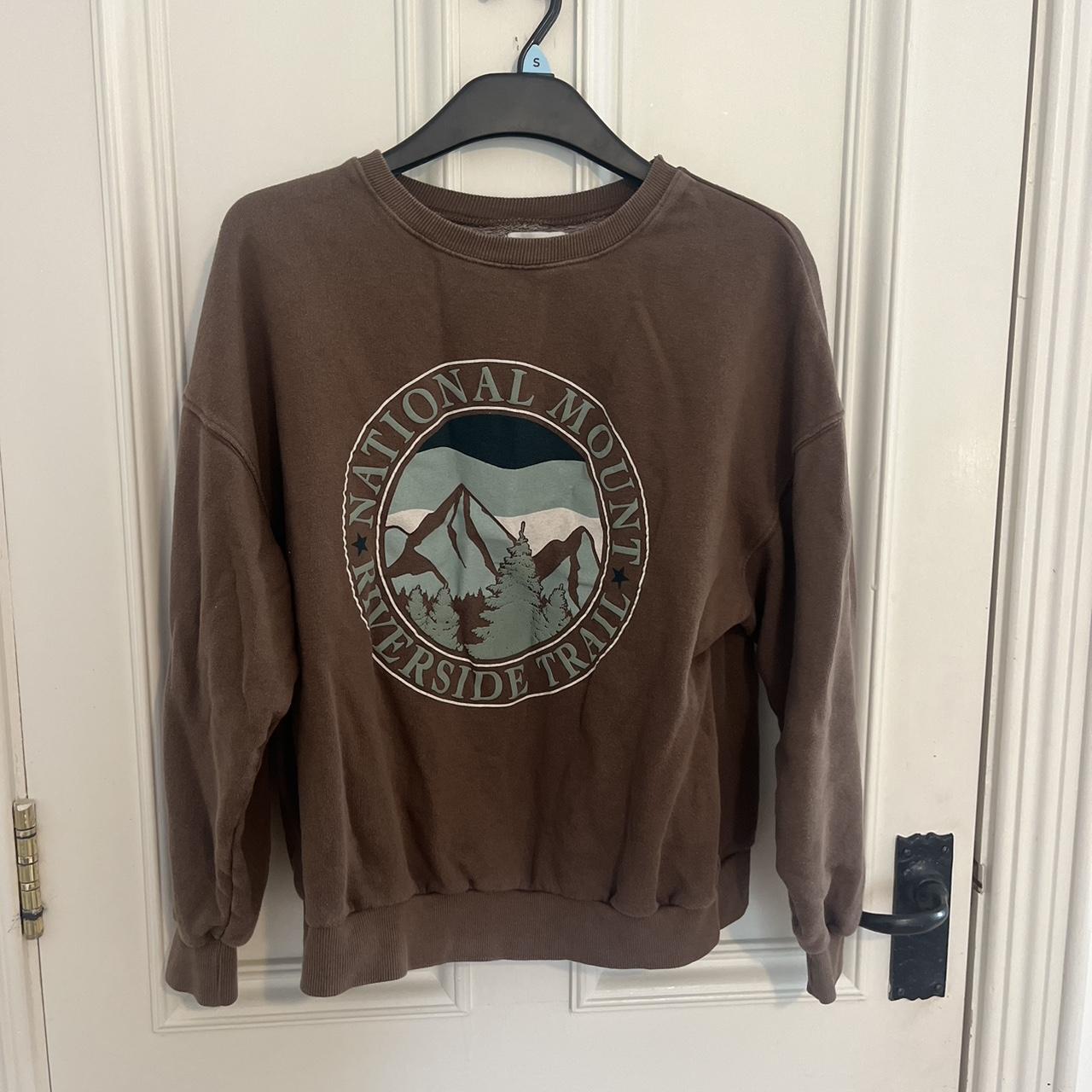 Pacific Republic pull and bear brown sweatshirt