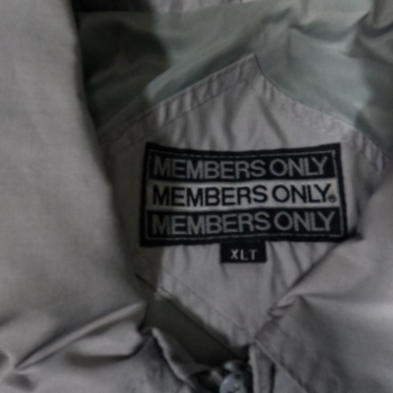 Members Only Cafe Racer 80's Vintage Bomber Jacket Blue Men's