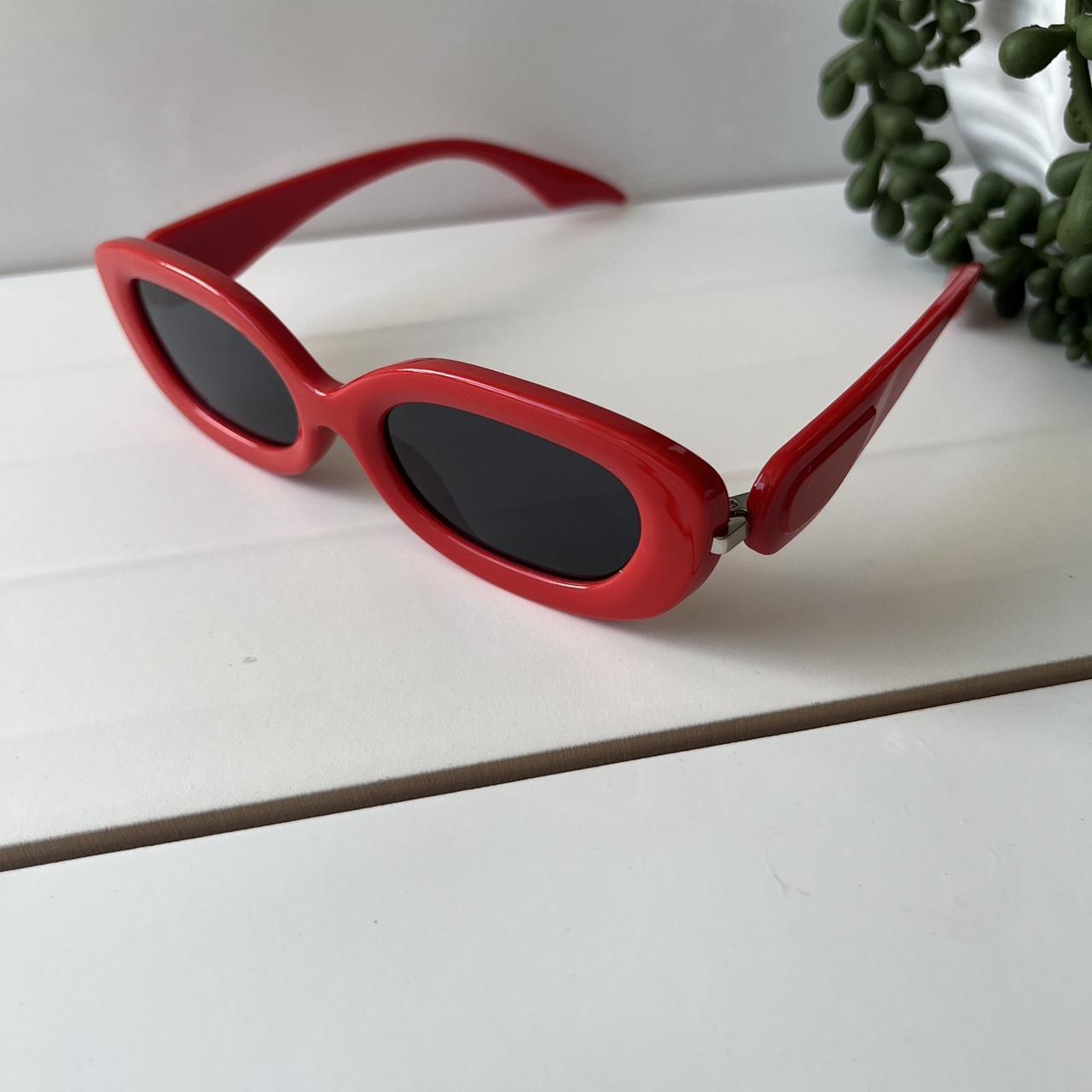 Y2K Retro Vintage Fashion cat eyes Sunglasses Shades... - Depop