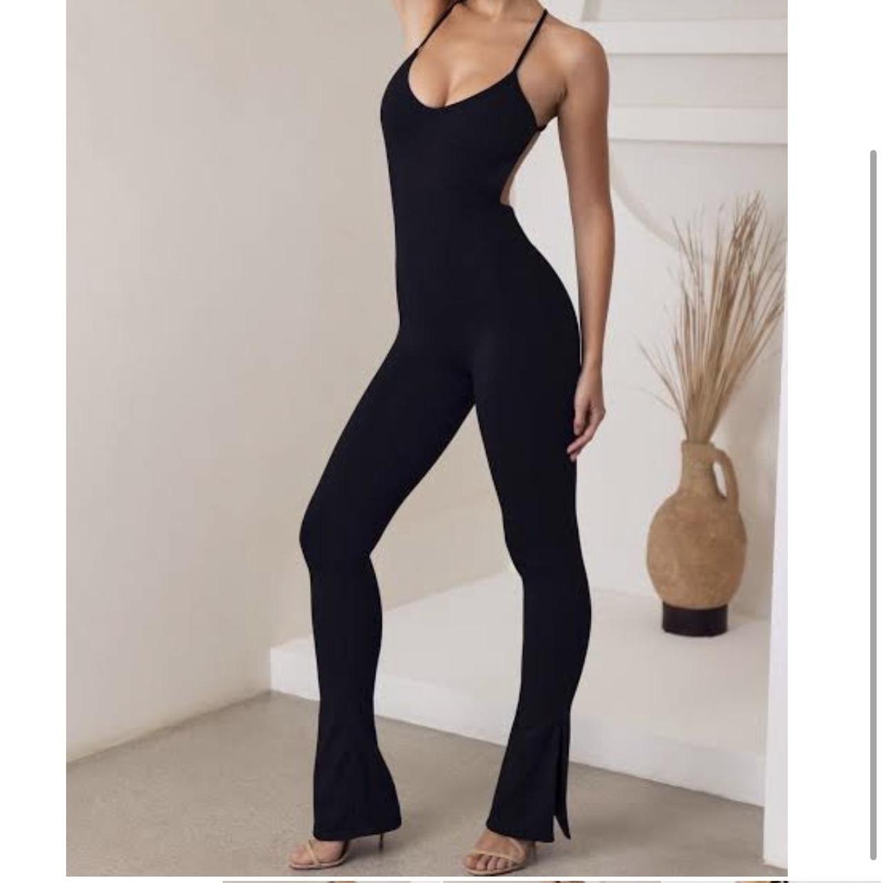 Oh Polly Petite Scoop Neck Backless Jumpsuit in... Depop