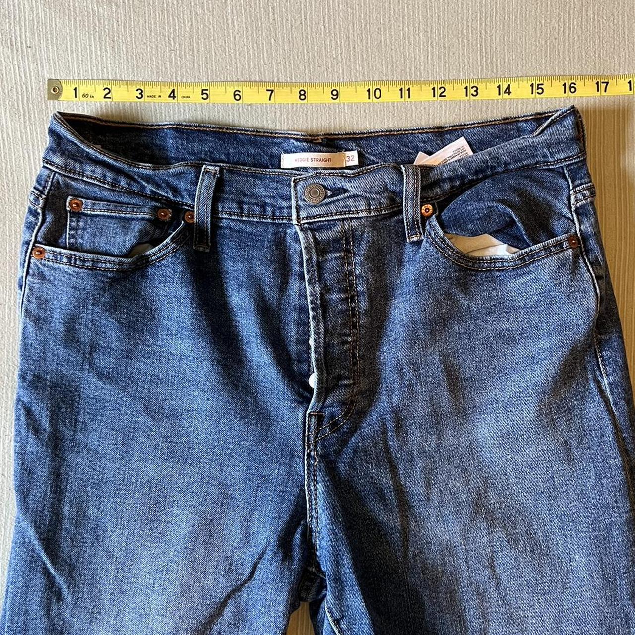 Women’s Levi Jeans Wedgie Straight 32 Button... Depop
