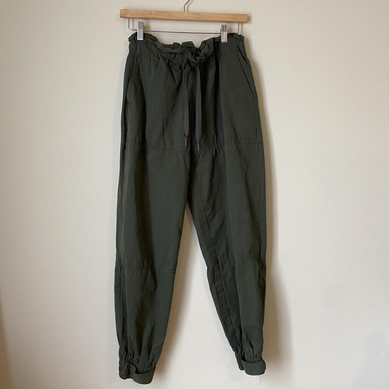 Urban Outfitters Women's Green Trousers | Depop