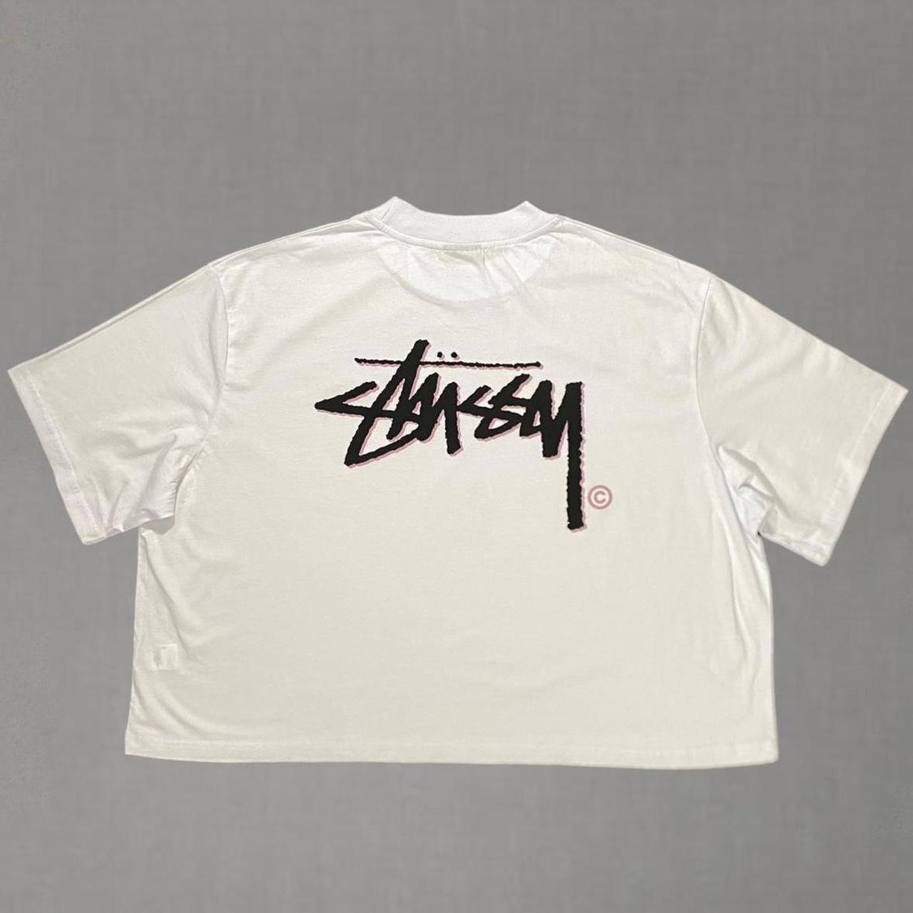 Stussy cropped tee Size 12 ‼️Everything shipped with | Depop