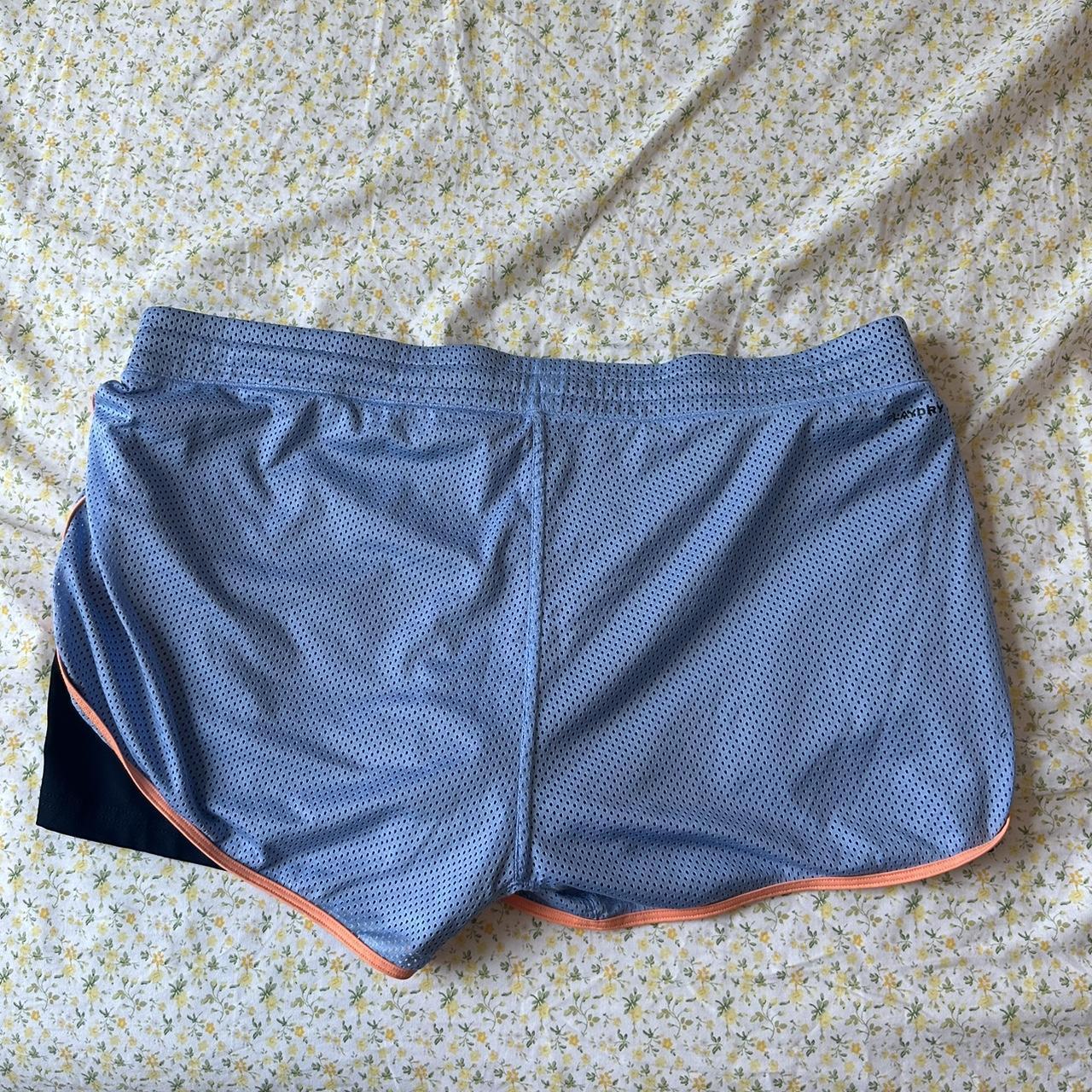 Reebok Women's Blue and Orange Shorts | Depop