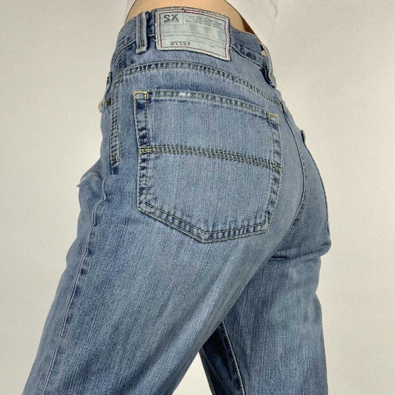 vintage baggy jeans ⚙️ 2000s vintage distressed... - Depop