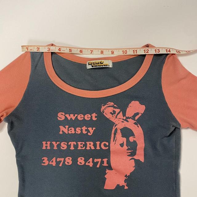 vintage 3/4 sleeve hysteric glamour tee. “Sweet... - Depop