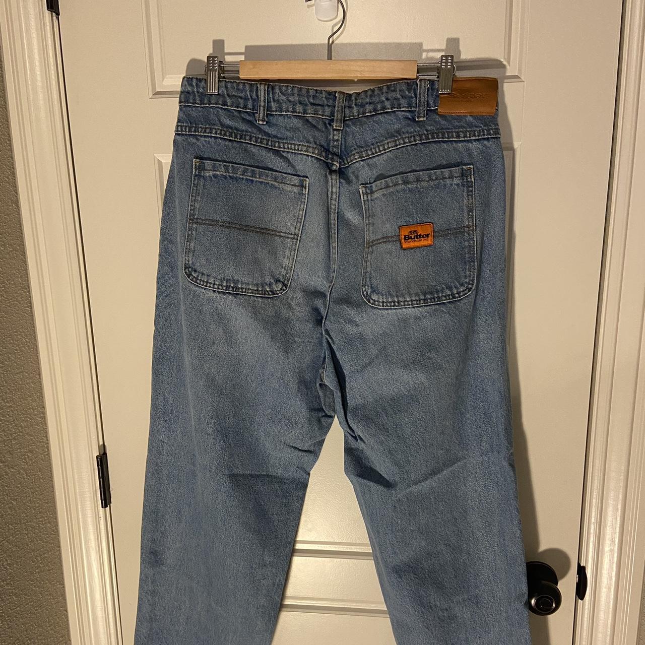 Butter Goods WavyTrillBaby Baggiest Jeans Tag says... - Depop