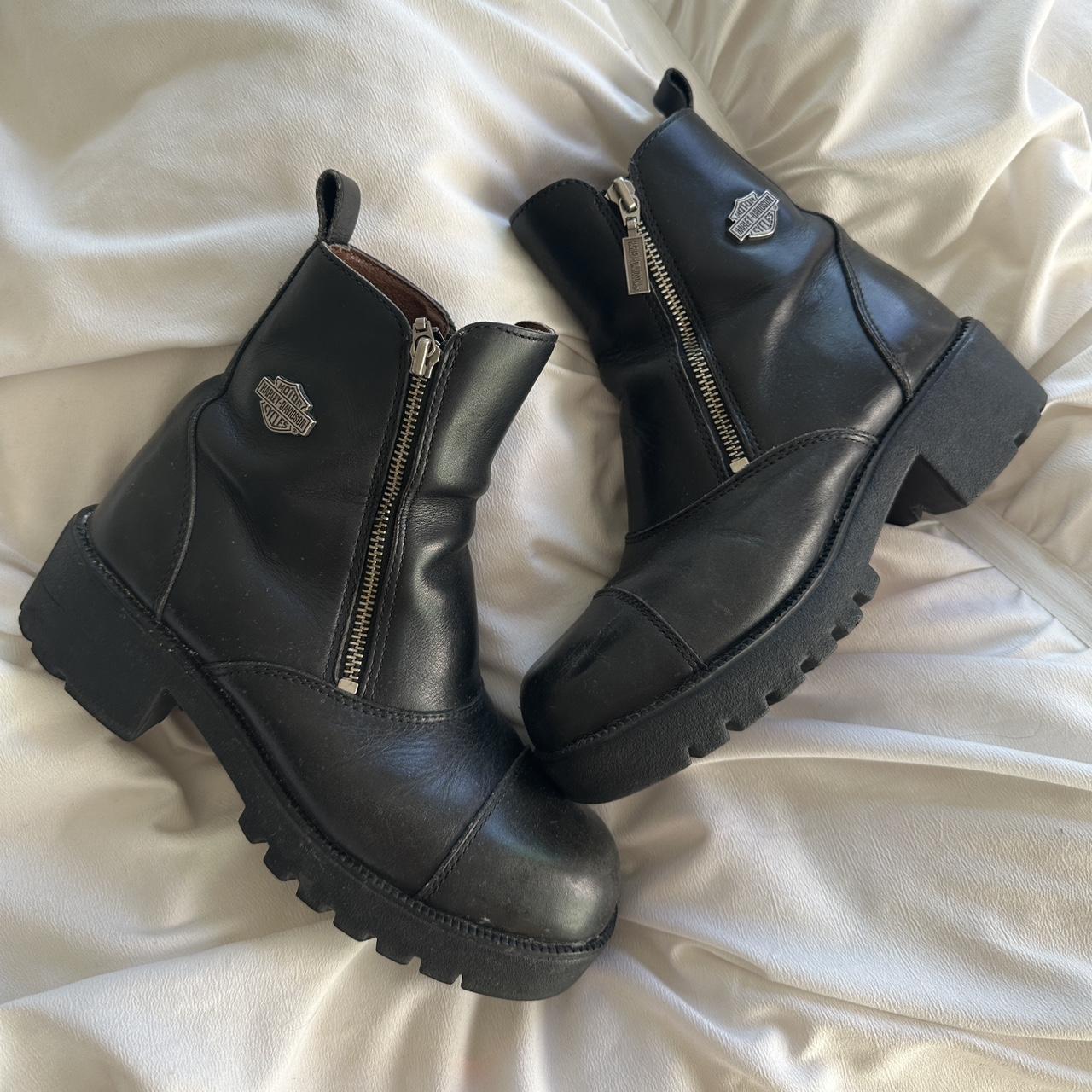 Harley zip outlet up boots