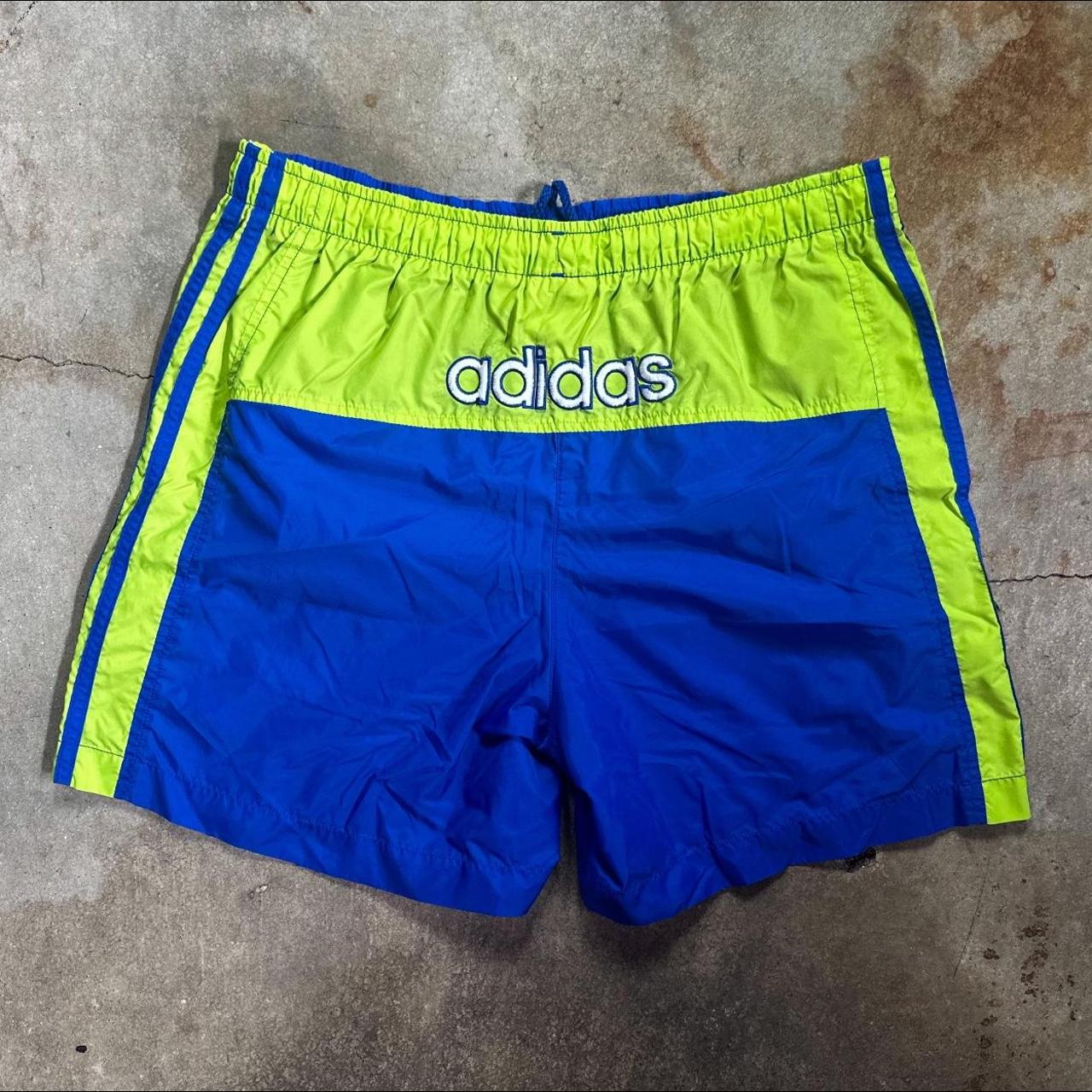 Y2K Adidas Basketball Shorts - University of - Depop