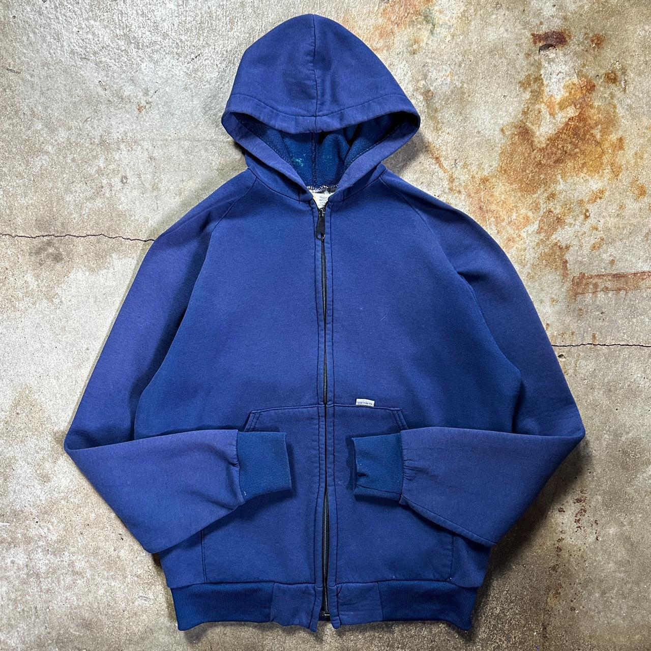 Vintage carhartt best sale zip up hoodie