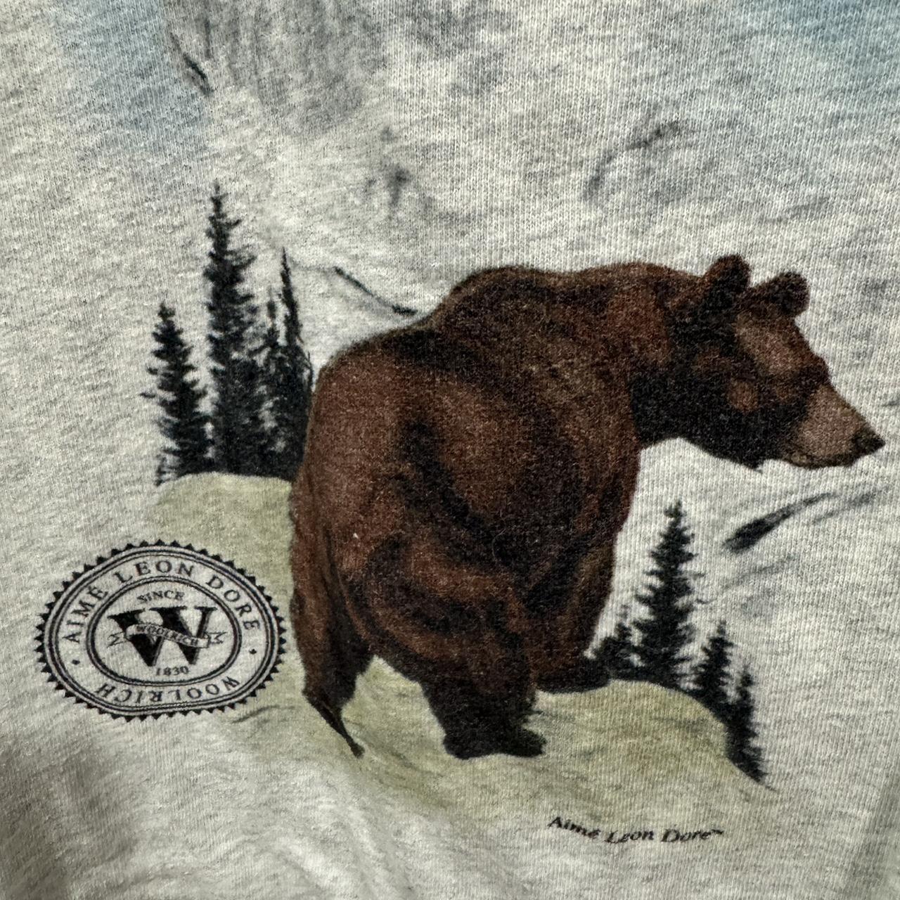 Aime Leon Dore Woolrich top Bear Tee