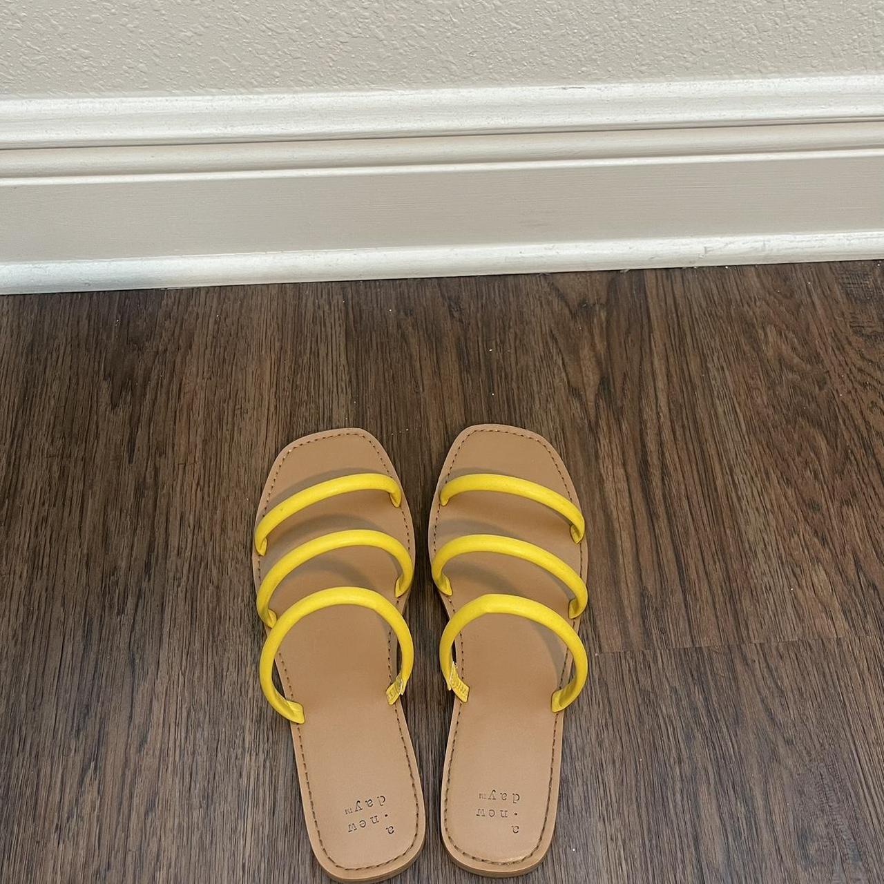 Yellow on sale sandals target