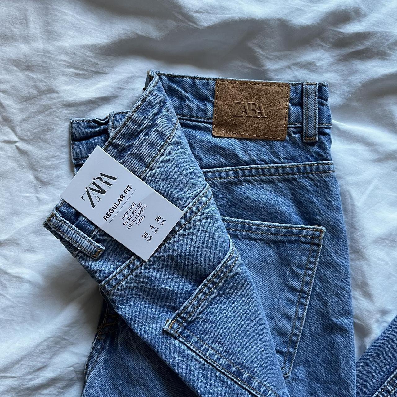 Zara Mid blue denim jeans NEW with tags 🏷️ Depop