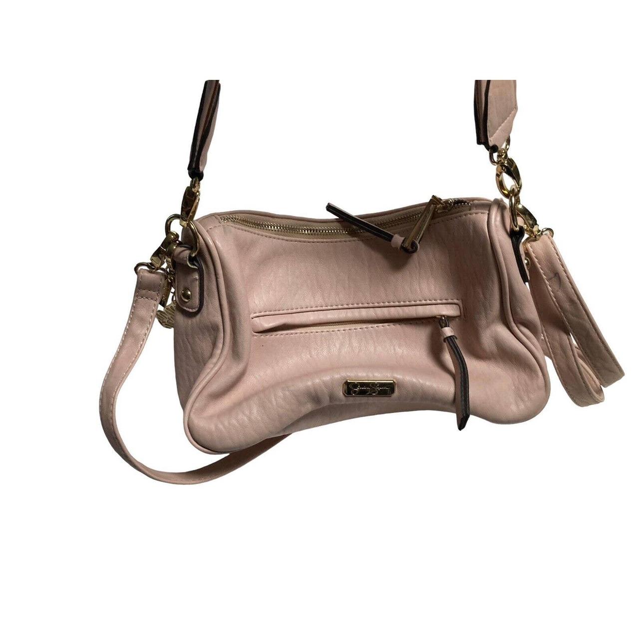 Hi explore page, Jessica Simpson purse. Large pink - Depop