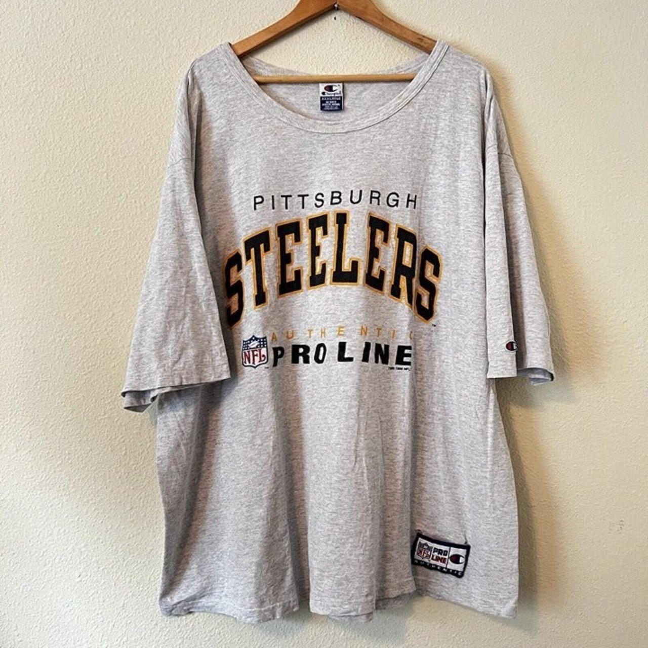 Vintage 90s Pittsburgh Steelers NFL PRO LINE - Depop