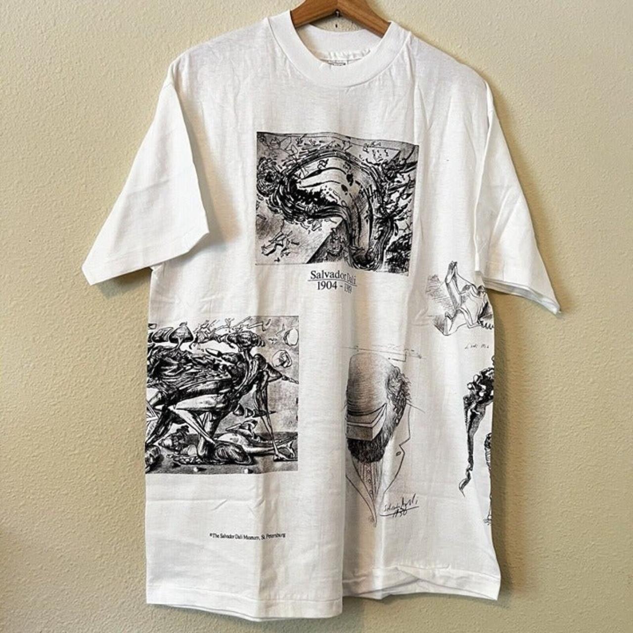 Vintage Salvador Dali Shirt Art 90s Original Artist... - Depop