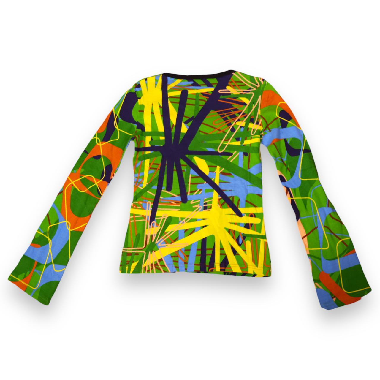 Y2K Custo Barcelona Graphic Print Long Sleeve | Depop