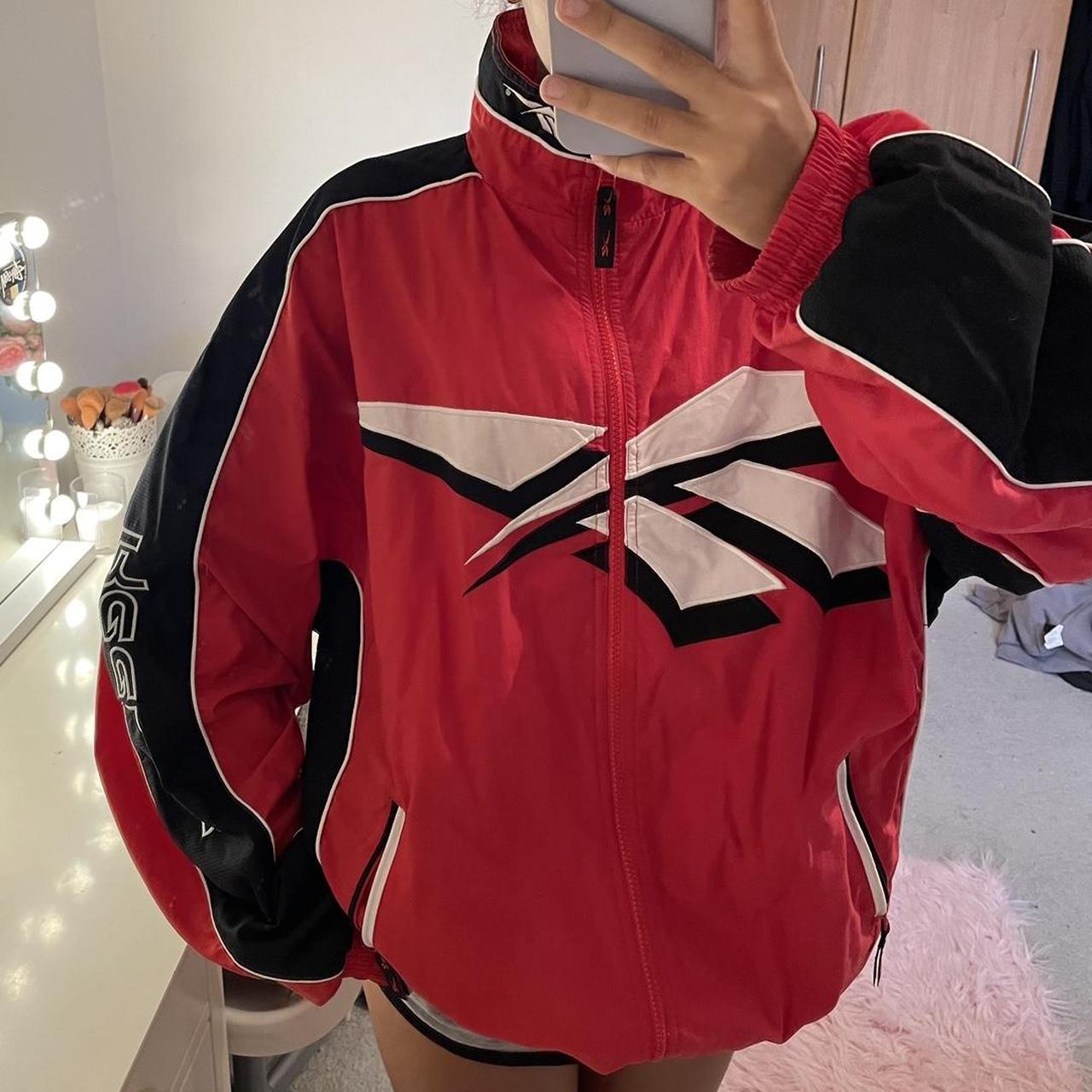 Reebok jacket vintage best sale red