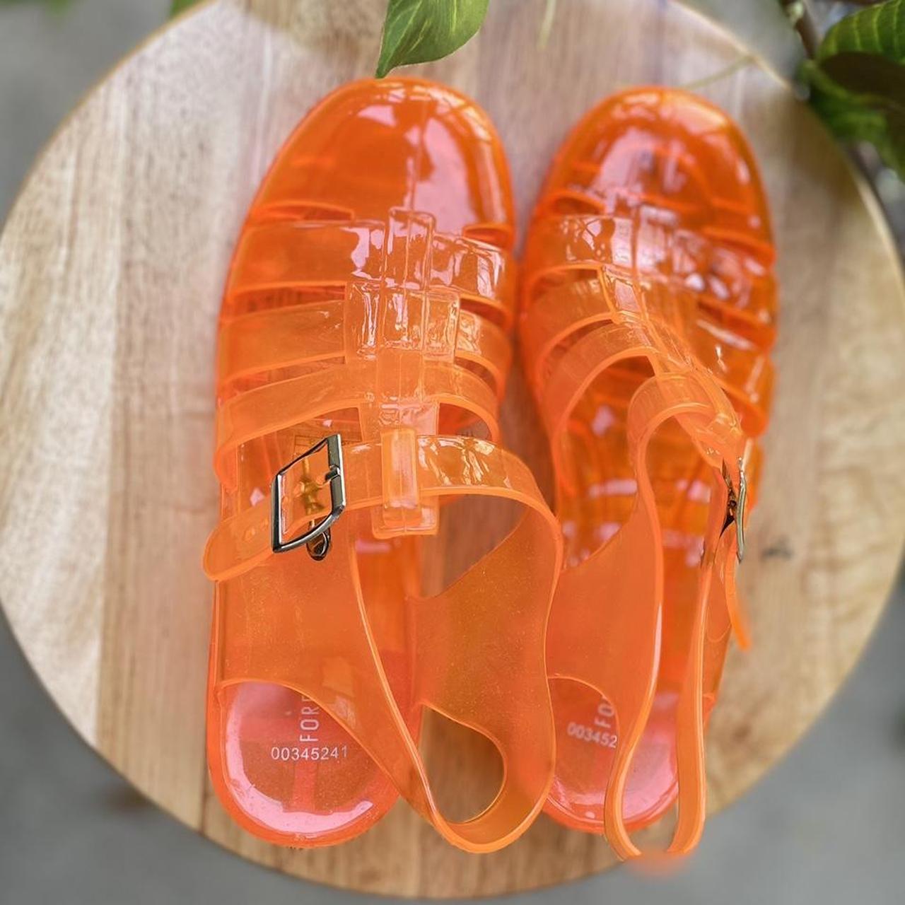 Women's Orange Sandals | Depop