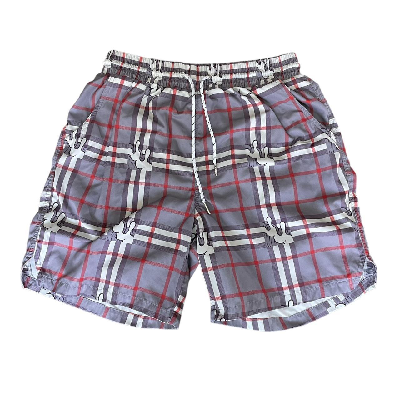 Burberry shorts hot sale mens purple