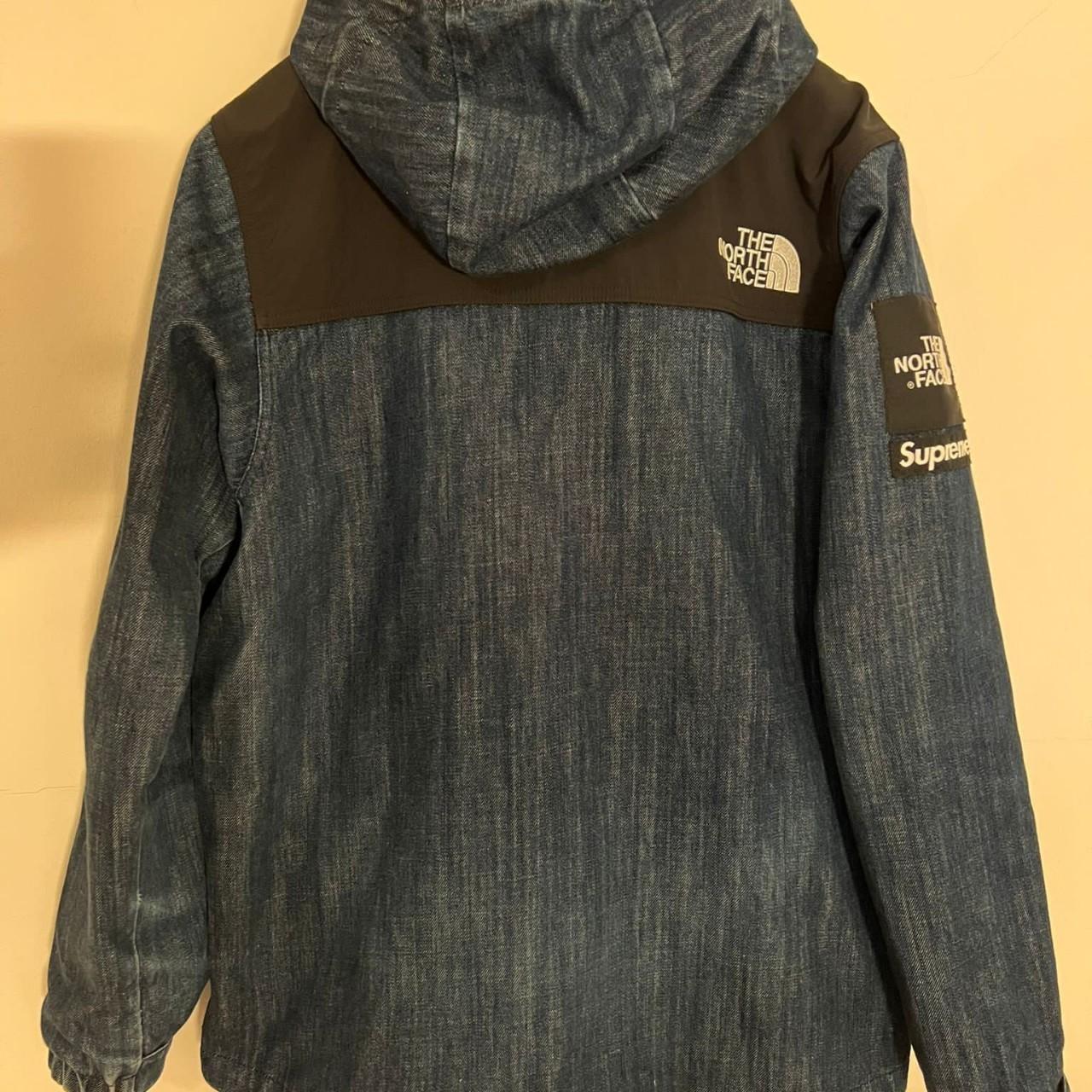 Supreme the north face denim dot shot on sale jacket