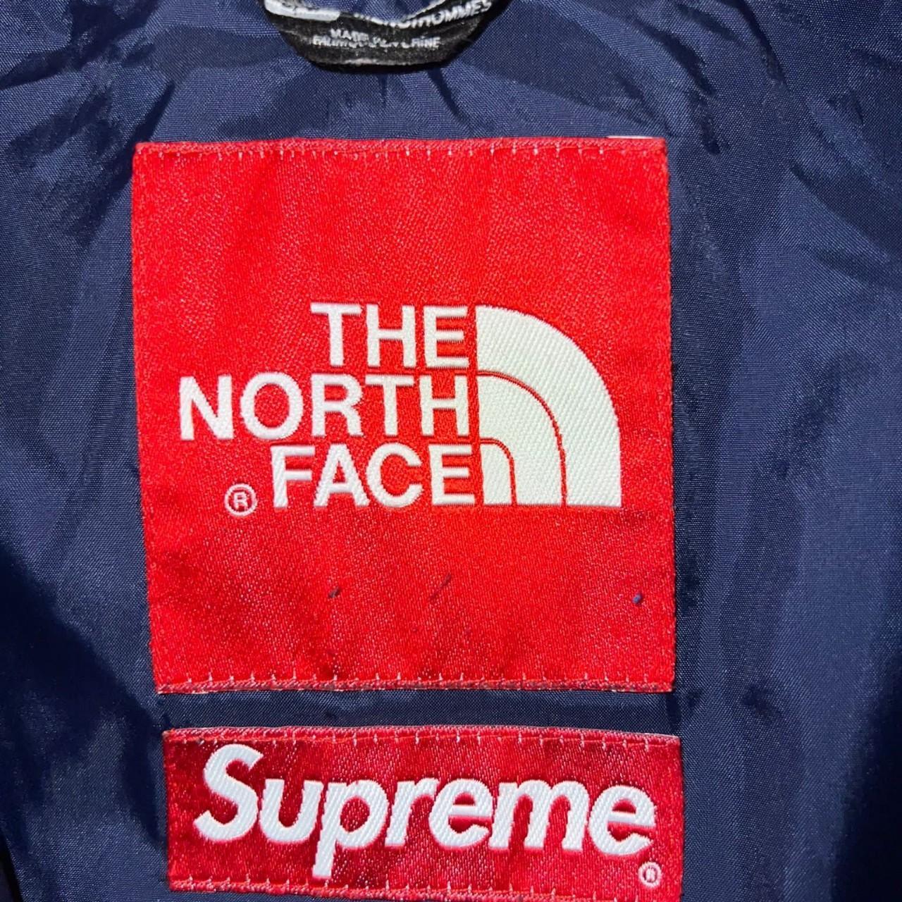 Supreme/The North Face Denim Dot Shot Jacket... - Depop