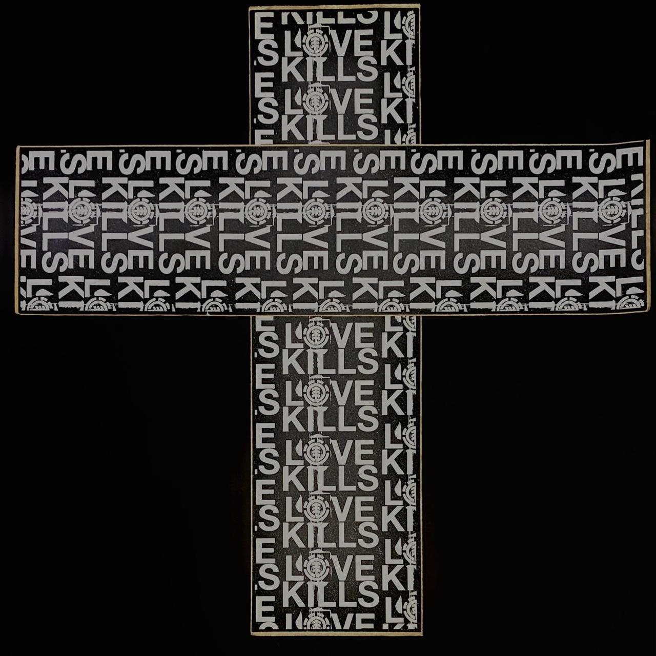 “LOVE KILLS” Element grip tape Brand new, 2 sheets.... Depop