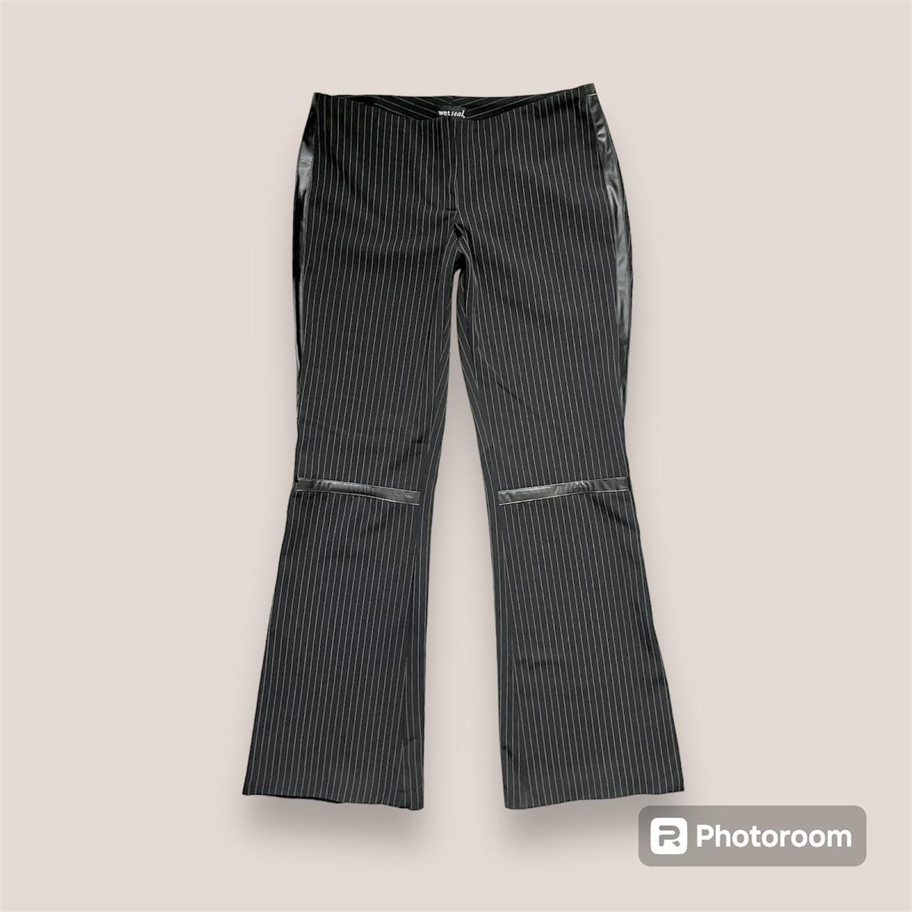 🍸🥀 Vintage y2k Wet seal gothy pinstripe dress Depop