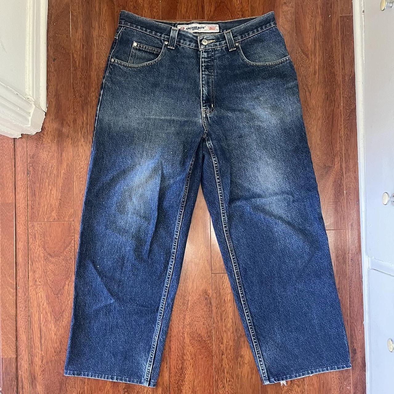 Anchor Blue Brand Beyond Baggy Blue wash jeans ⛧ | Depop
