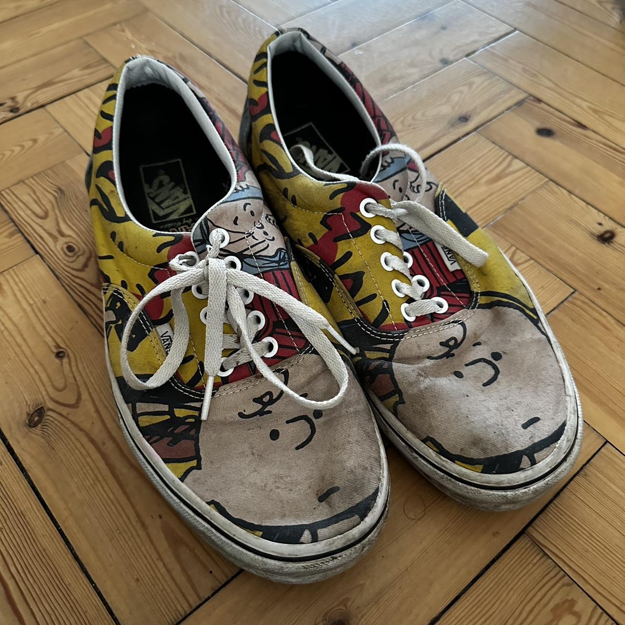 Mens charlie brown vans sale