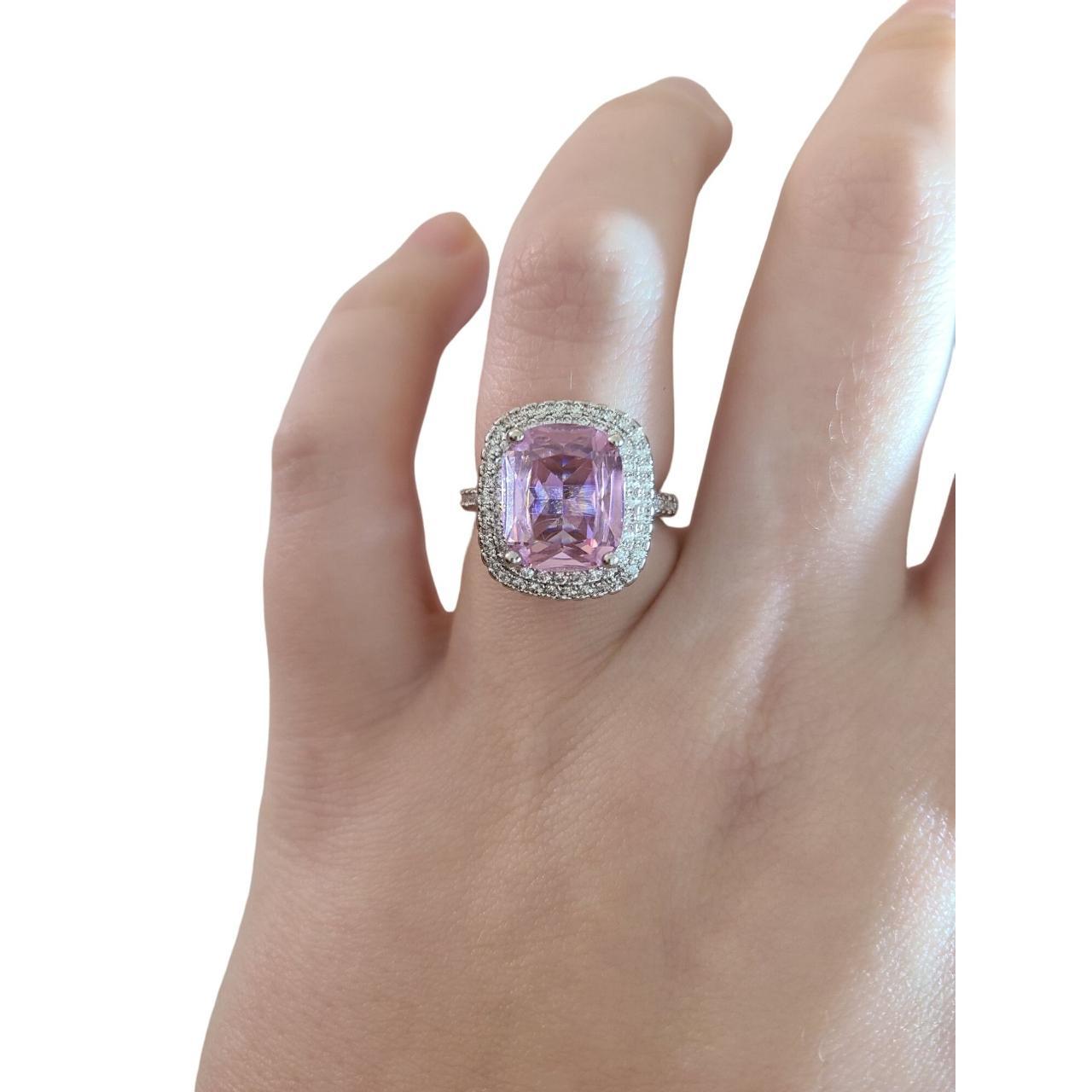 Beautiful pink ring, size 6. Condition: New With Tags - Depop