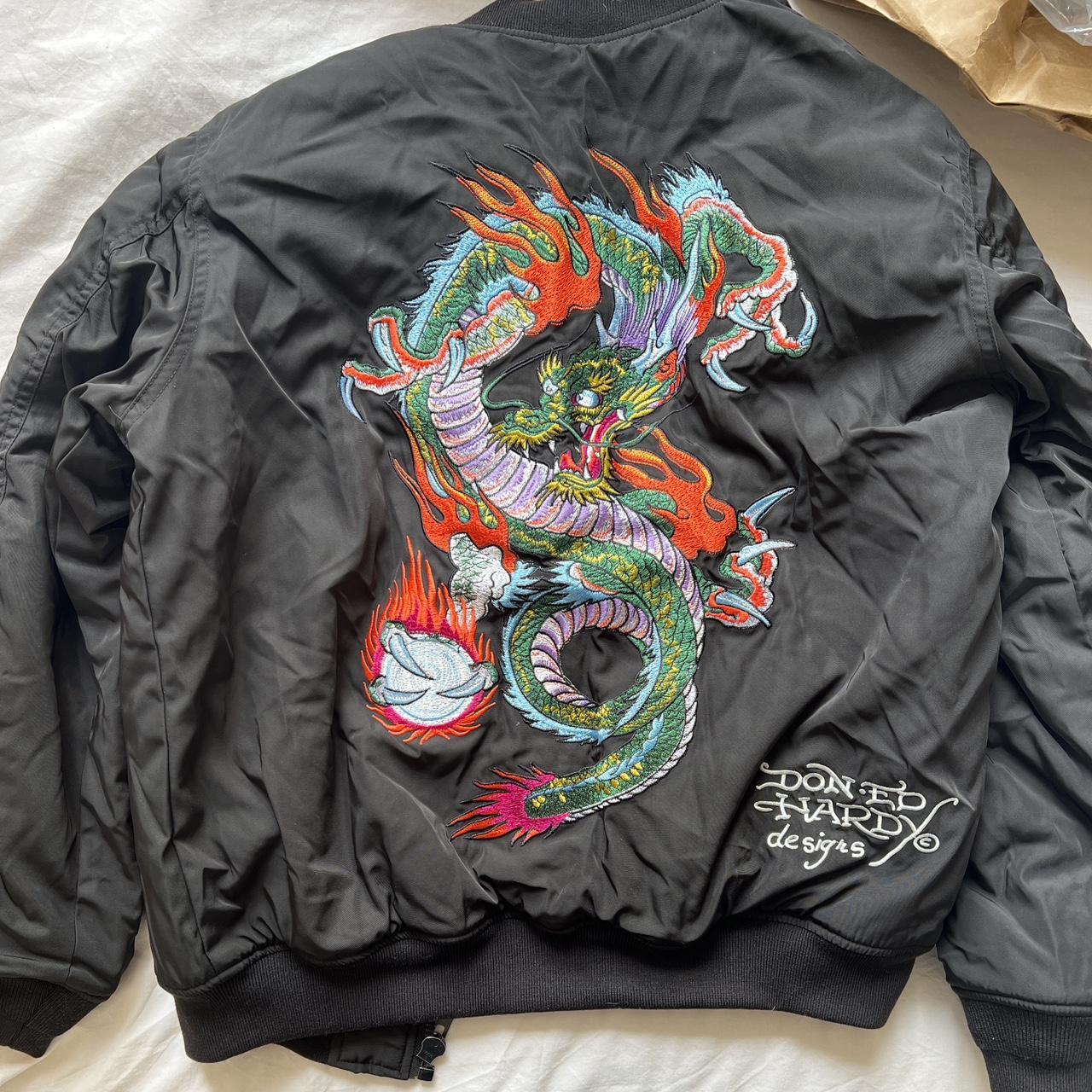 Ed hardy bomber jacket - Ed hardy x urban outfitters | Depop