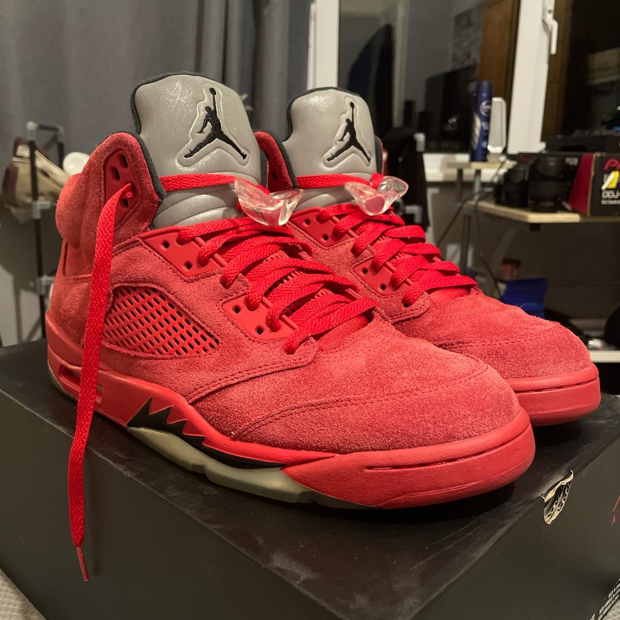 Air Jordan 5 Red Suede🔴 Probably The Best Depop 0548