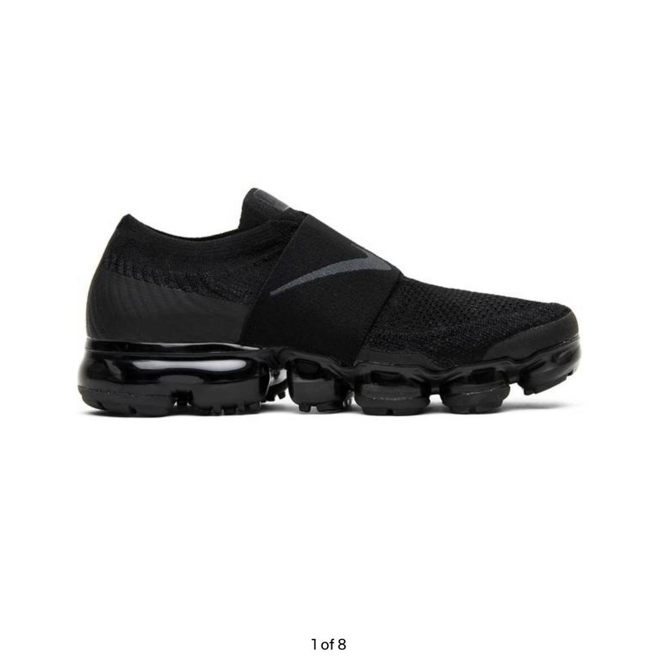 Nike Air VaporMax SE Laceless Triple Black Depop