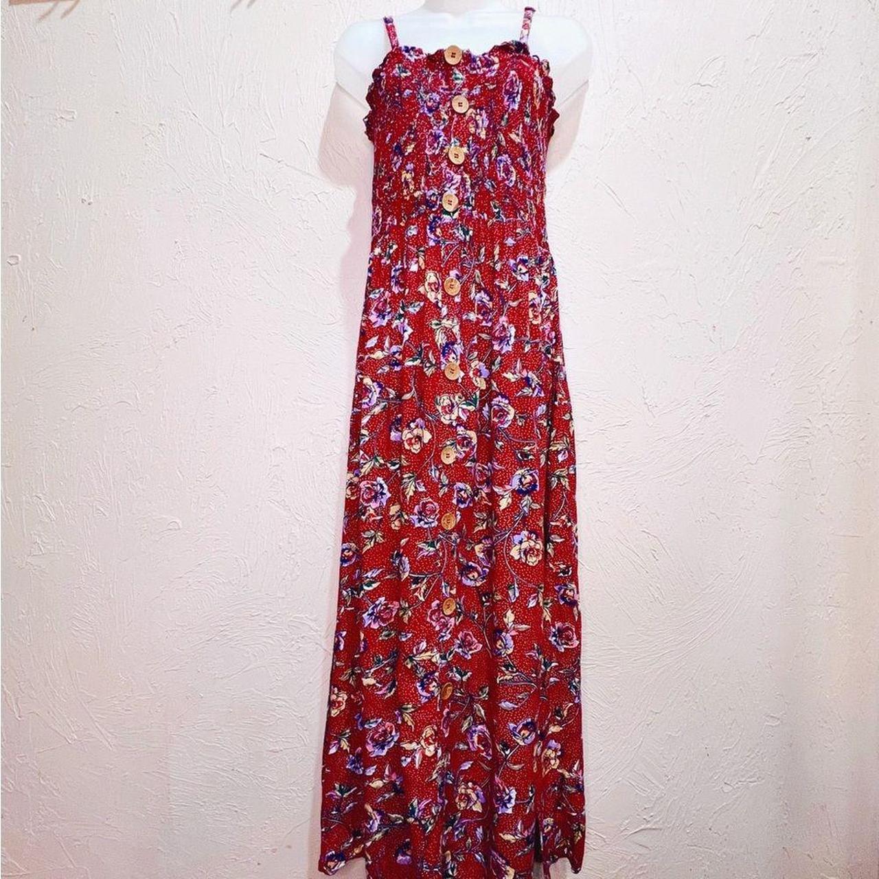 Vintage y2k Angie Sundress Dark Romantic Floral. Depop