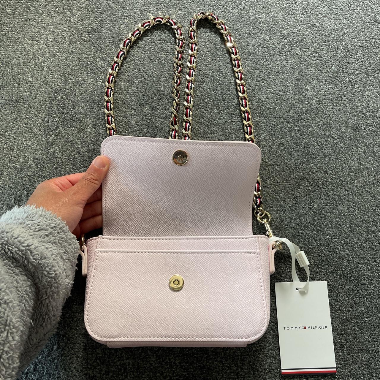 womens tommy hilfiger cross body bag baby pink comes... Depop