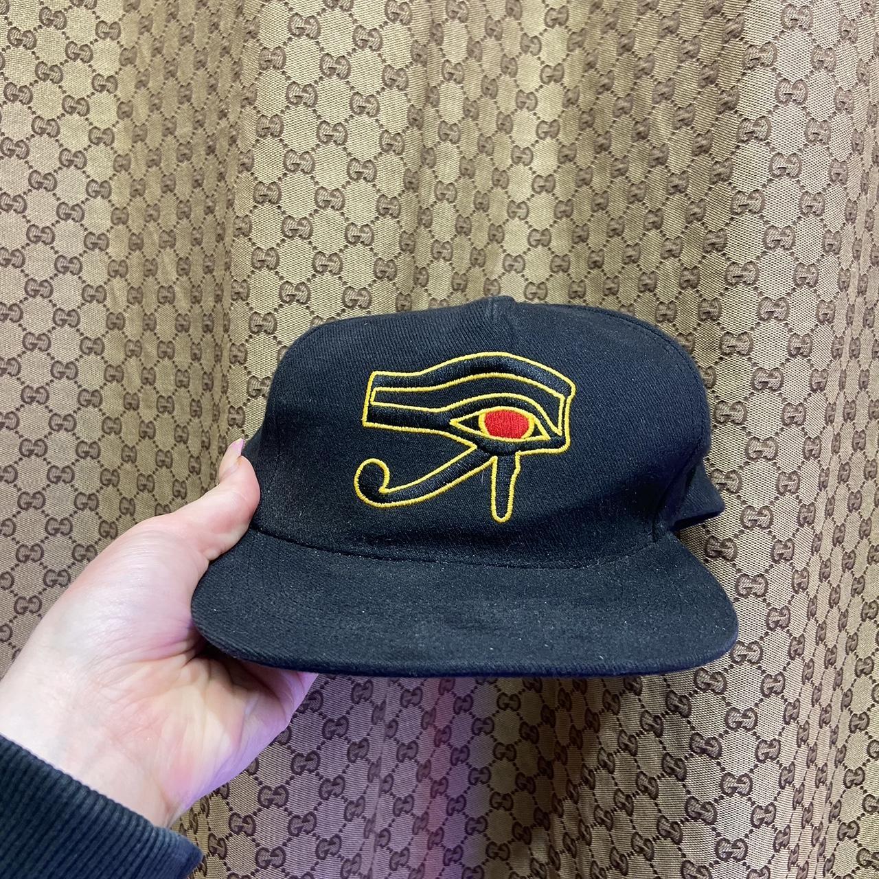 Supreme Egyptian eye hyrliphyic embroidered print