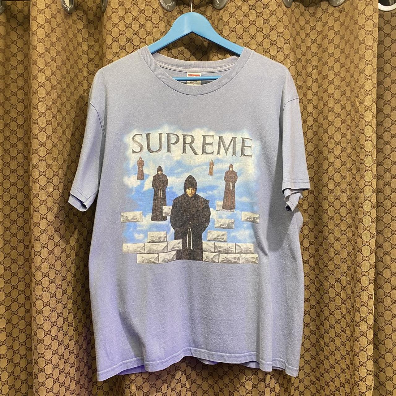 Supreme levitation tee FW19 size medium in a icy. Depop