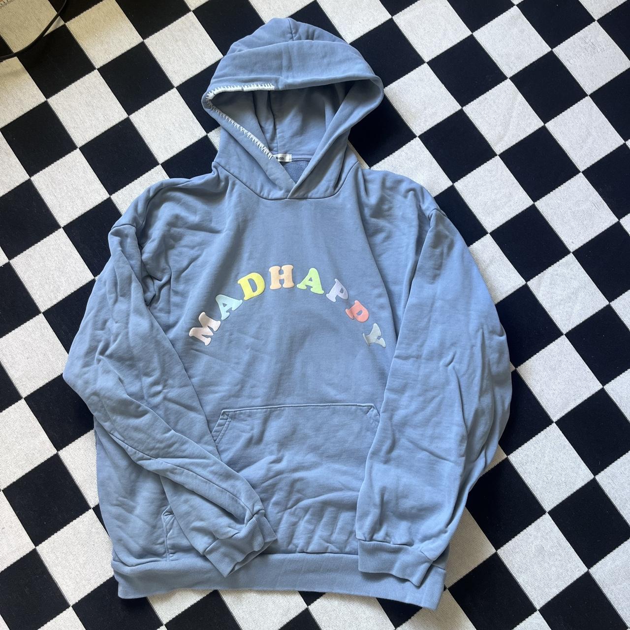 madhappy pastels french Terry hoodie size - Depop
