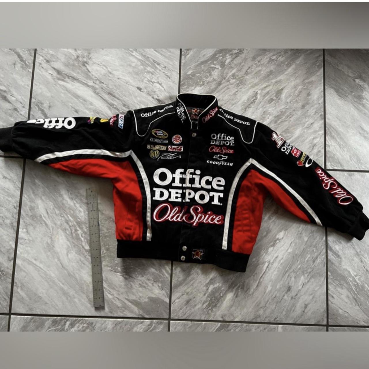 NASCAR Office Depot button up racing jacket size:... - Depop