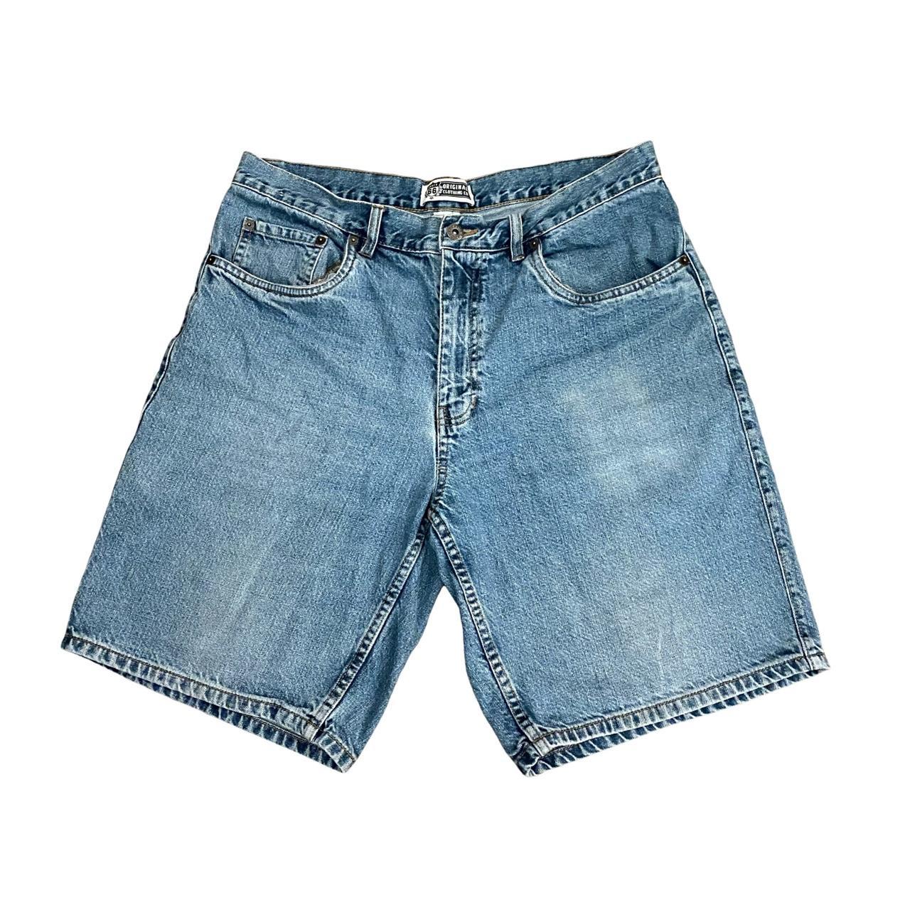 retro jorts size 34 brand: route 66 perfect pair... - Depop