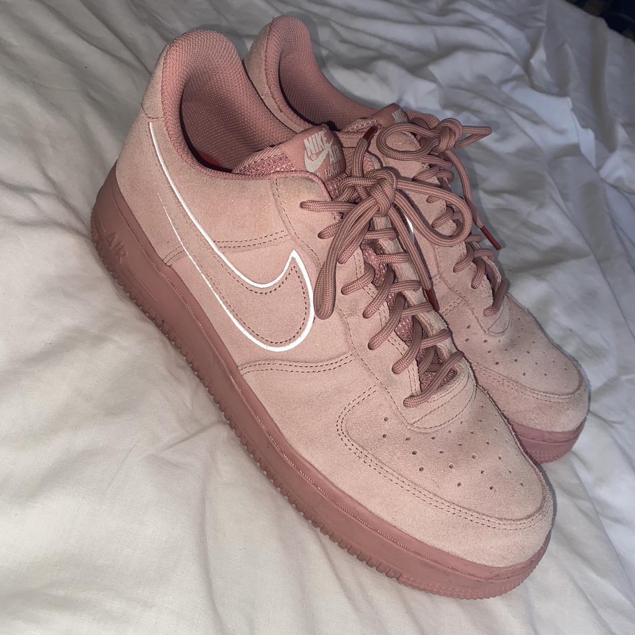 Rare Pink Suede Nike Airforce 1 AF1 Great condition. Depop