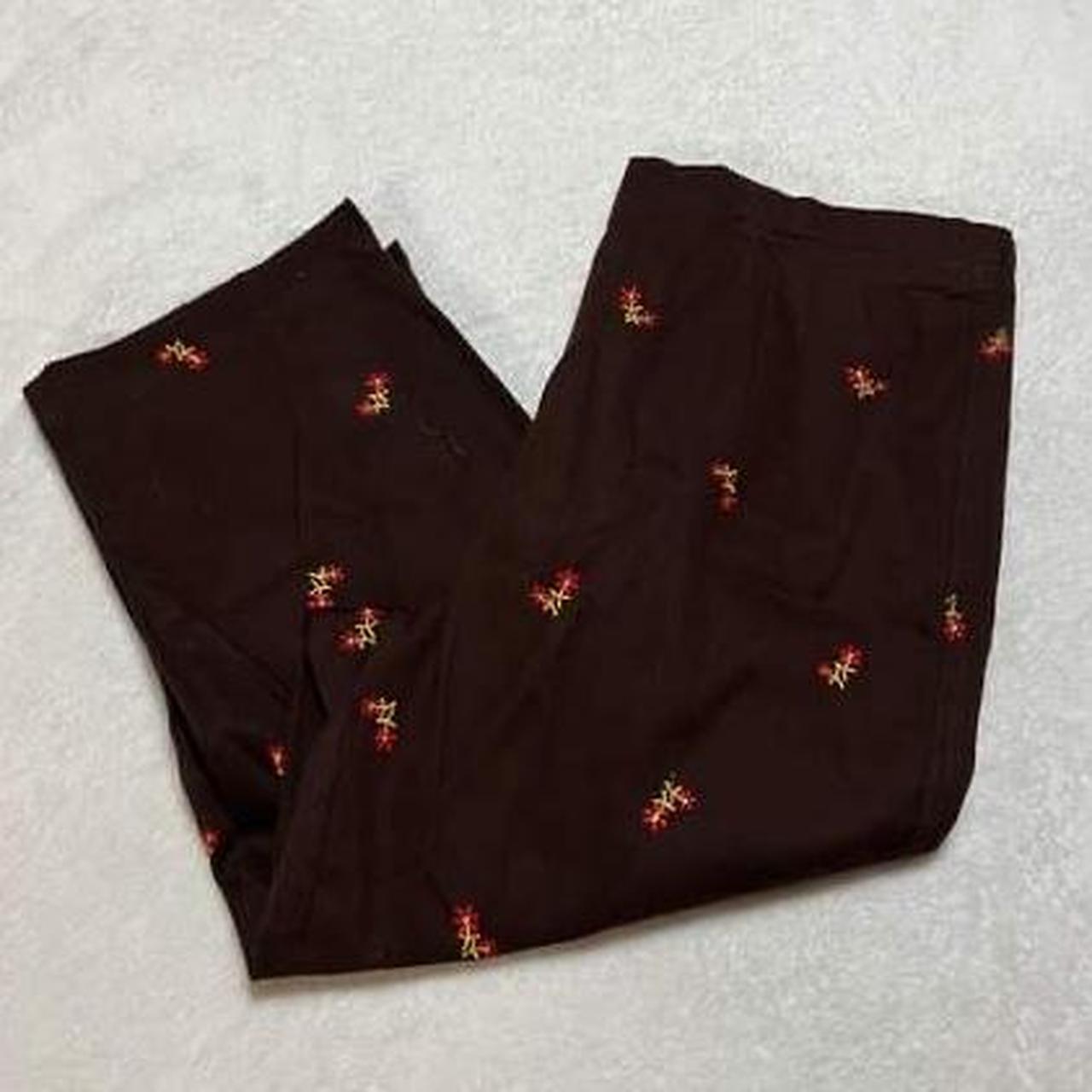 White Stag Women's Brown and Red Trousers