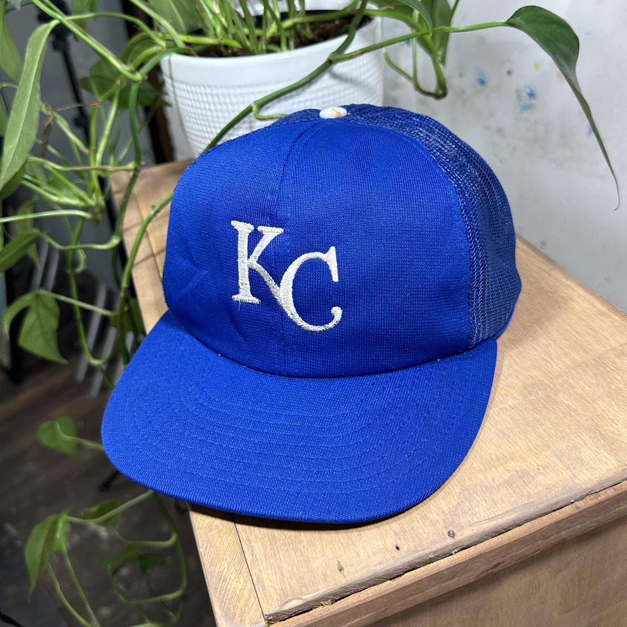 Vintage Kansas City Royals Hat Ball Cap Snapback Trucker KC 80s