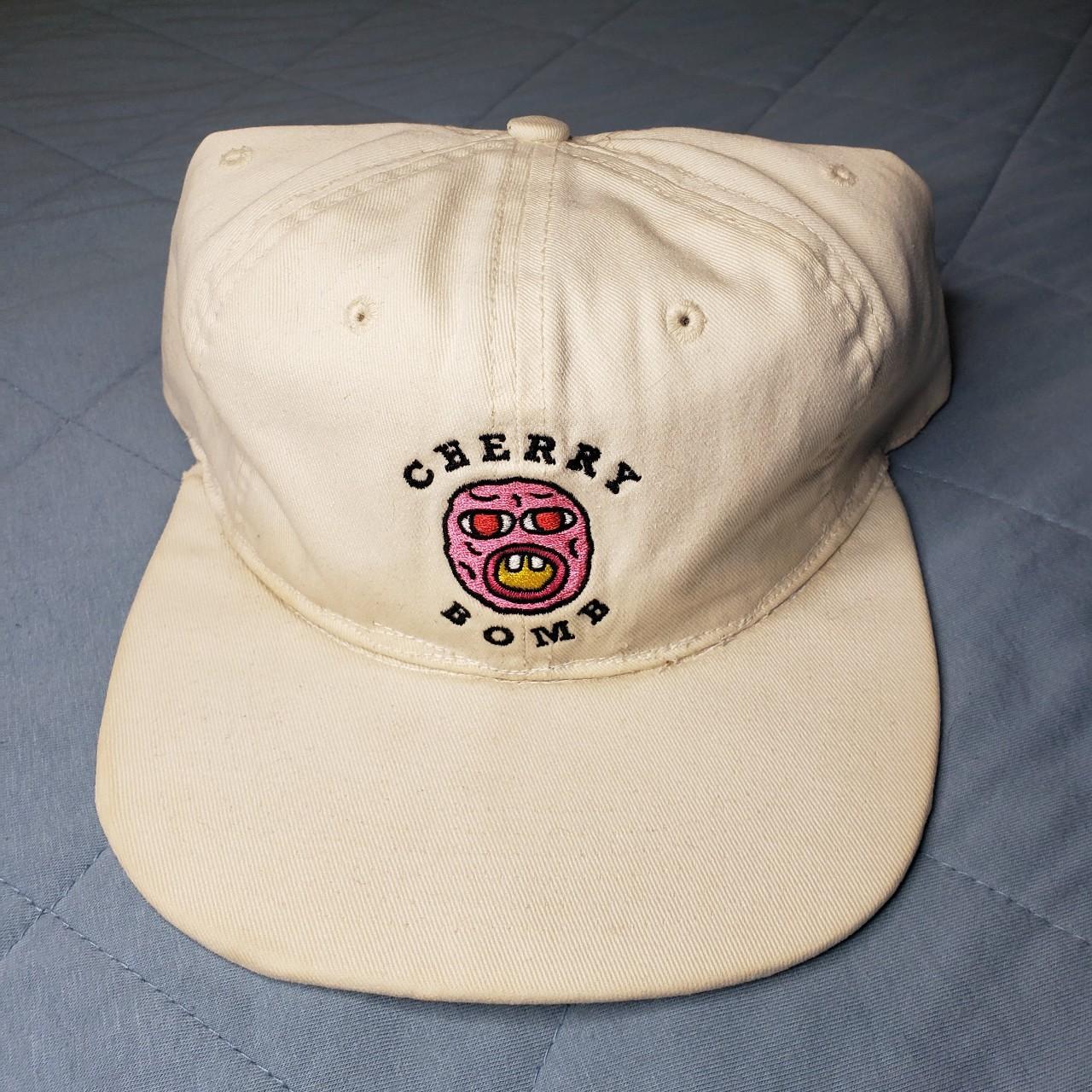 Golf wang cherry bomb hat cream colorway. Judge... - Depop