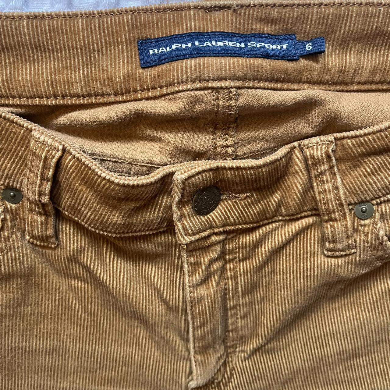 RALPH LAUREN VINTAGE CORDUROY JEANS Tan Size... - Depop