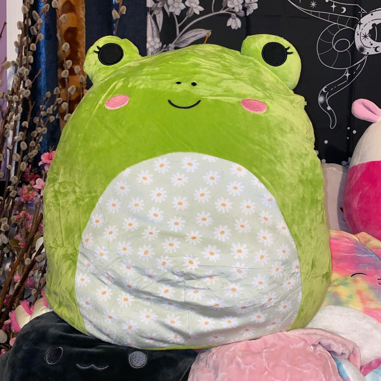 Squishmallows rare Flower Belly Wendy the Frog 16 - Depop